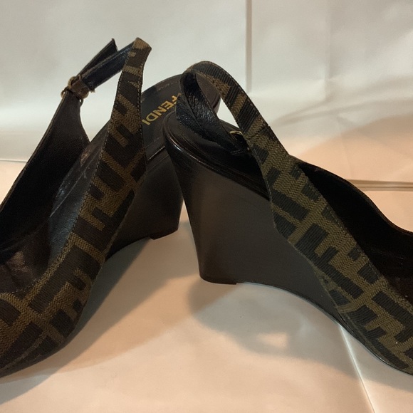 COPY - Fendi wedge open toe sandals - Picture 5 of 7